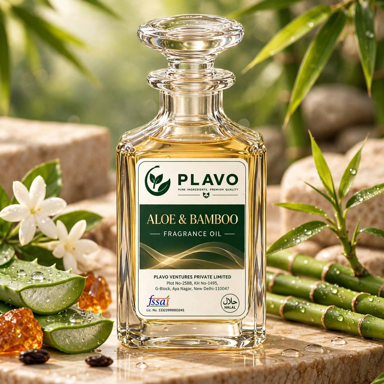 Aloe & Bamboo Fragrance Oil for Candle Making