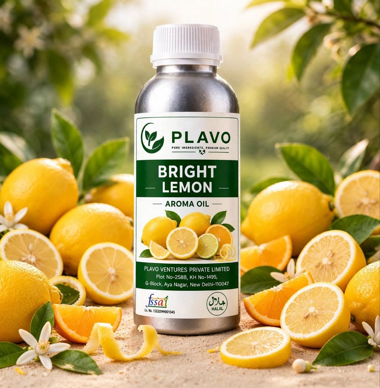 Bright Lemon Citrus Aroma Oil for Ultrasonic/ Electric/ Candle Burner Diffuser