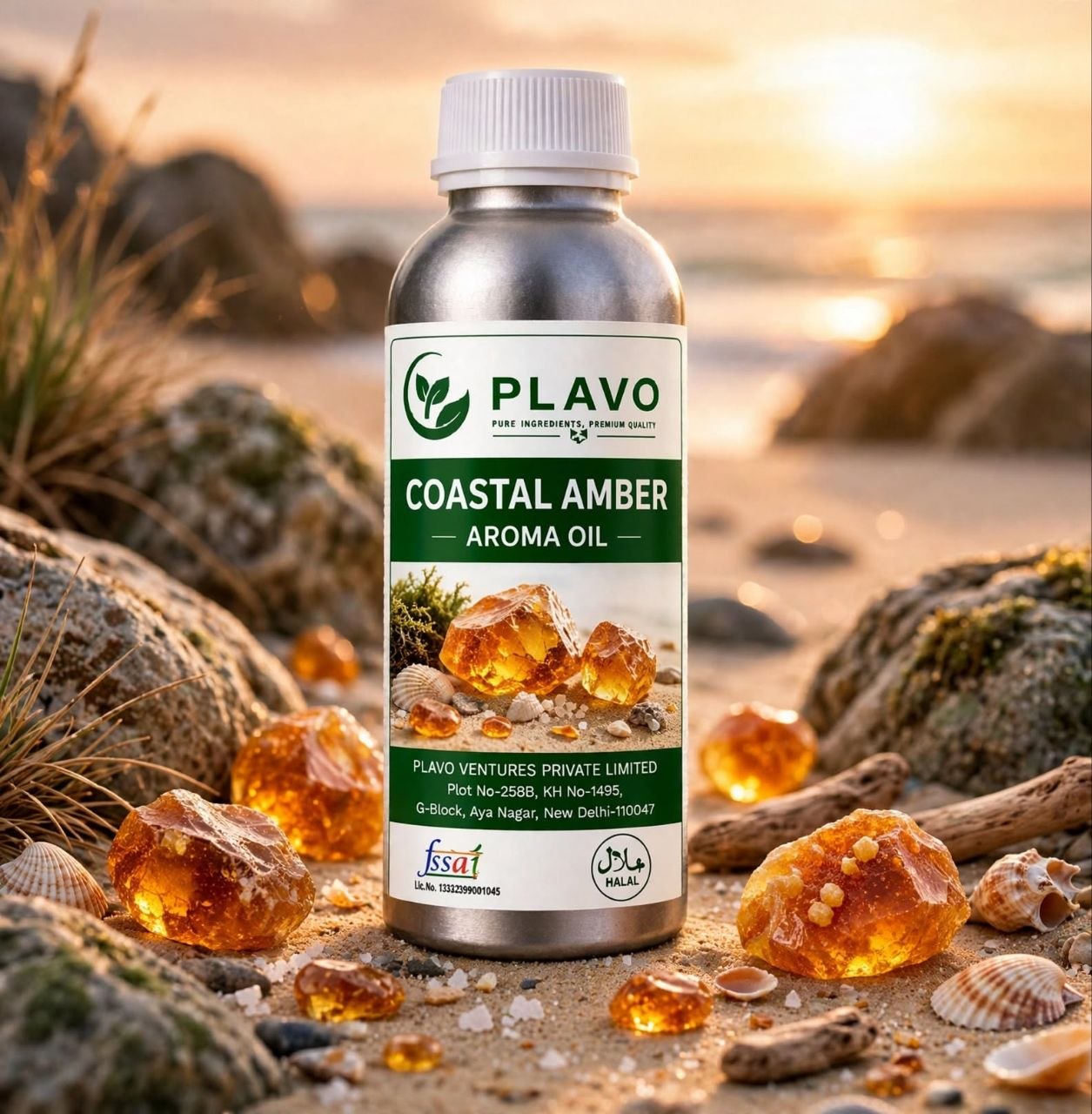 Costal Amber Aroma Oil for Reed Diffuser
