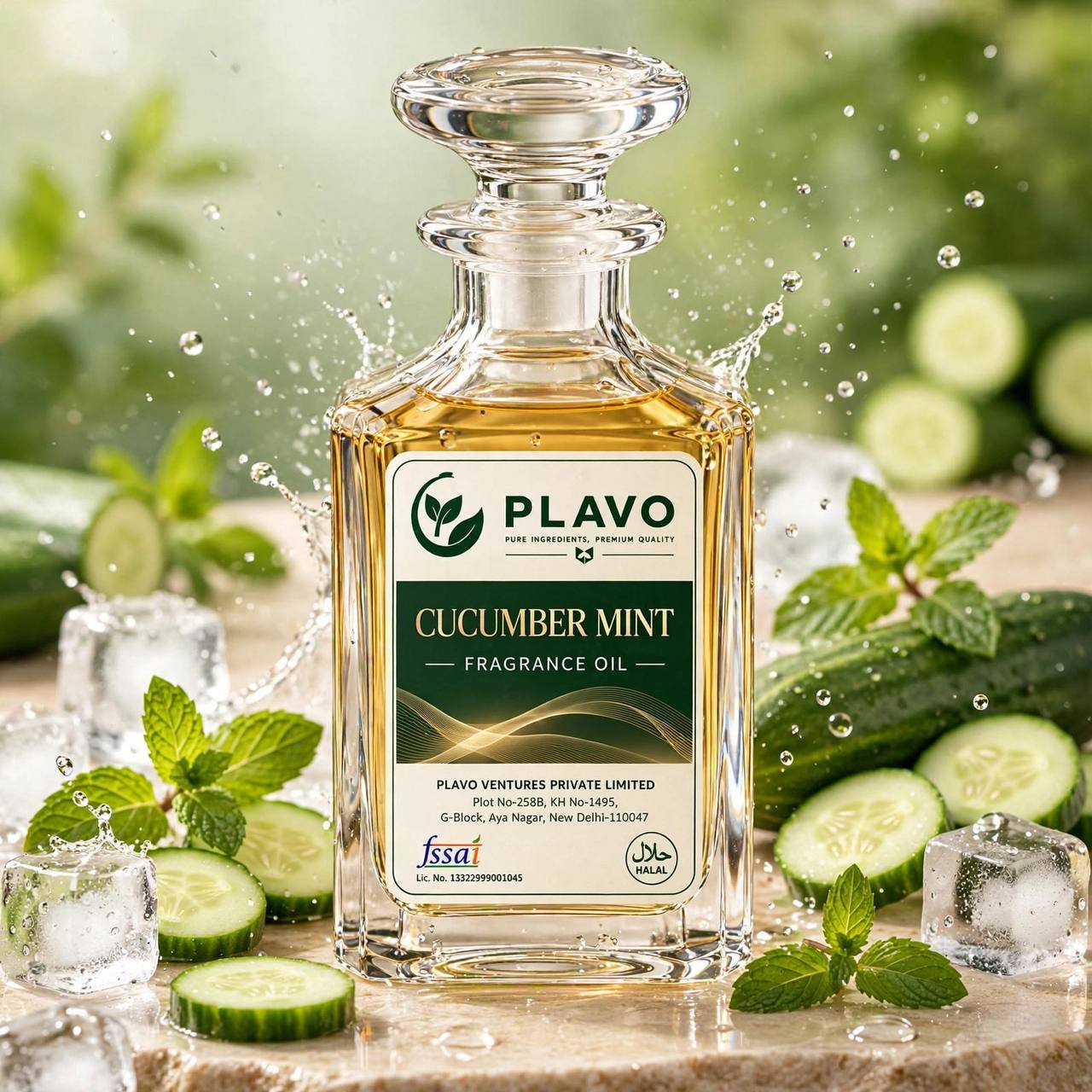 Cucumber Mint Fragrance Oil for Candle Making