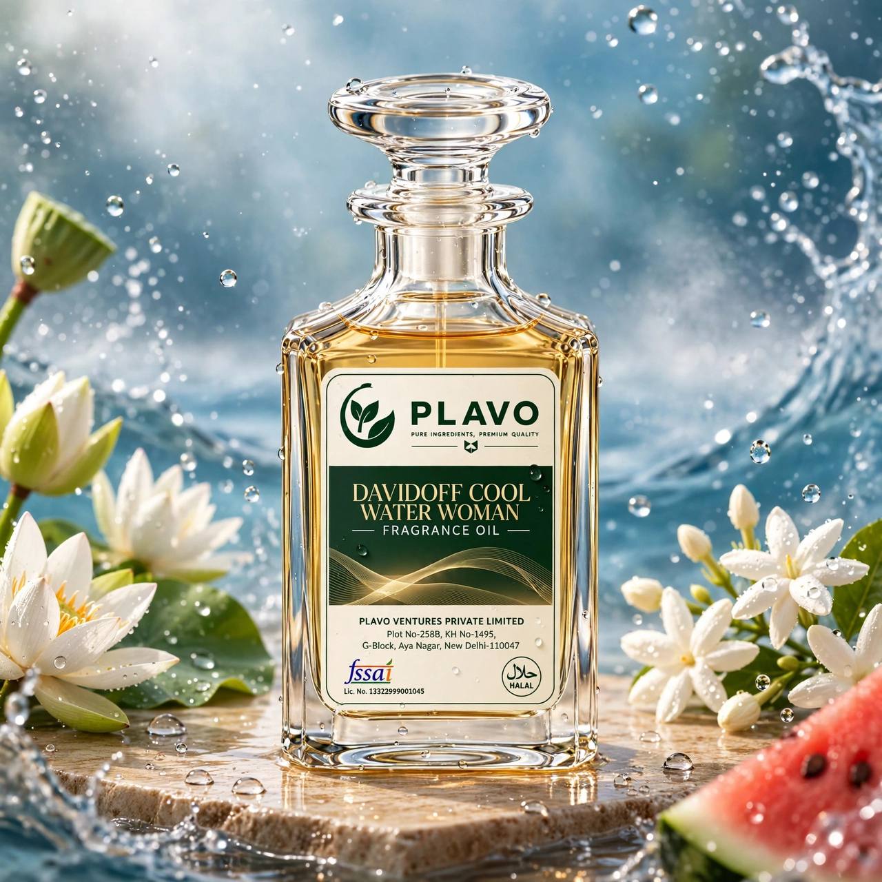 Fine Fragrance Oil – Inspired by Davidoff Cool Water Woman