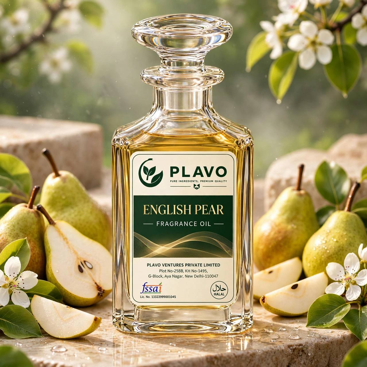 English Pear Fine Fragrance Oil - Inspired by Luxury Fresh Fruity Perfumes