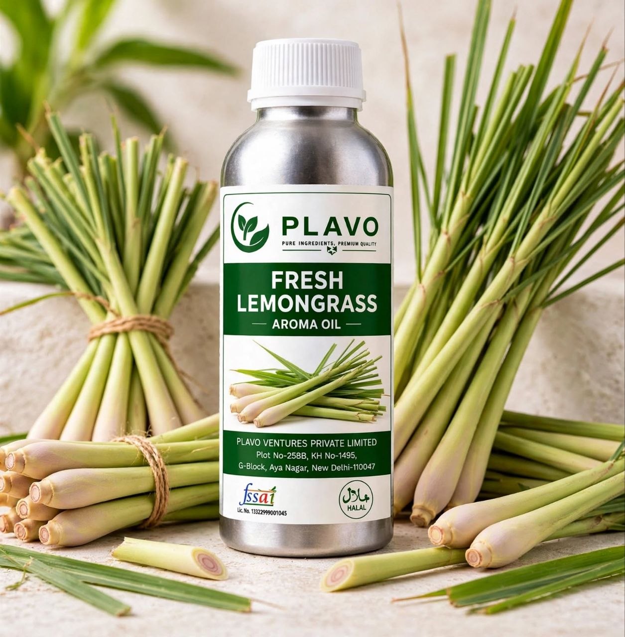 Fresh Lemongrass Aroma Oil for Ultrasonic/ Electric/ Candle Burner Diffuser