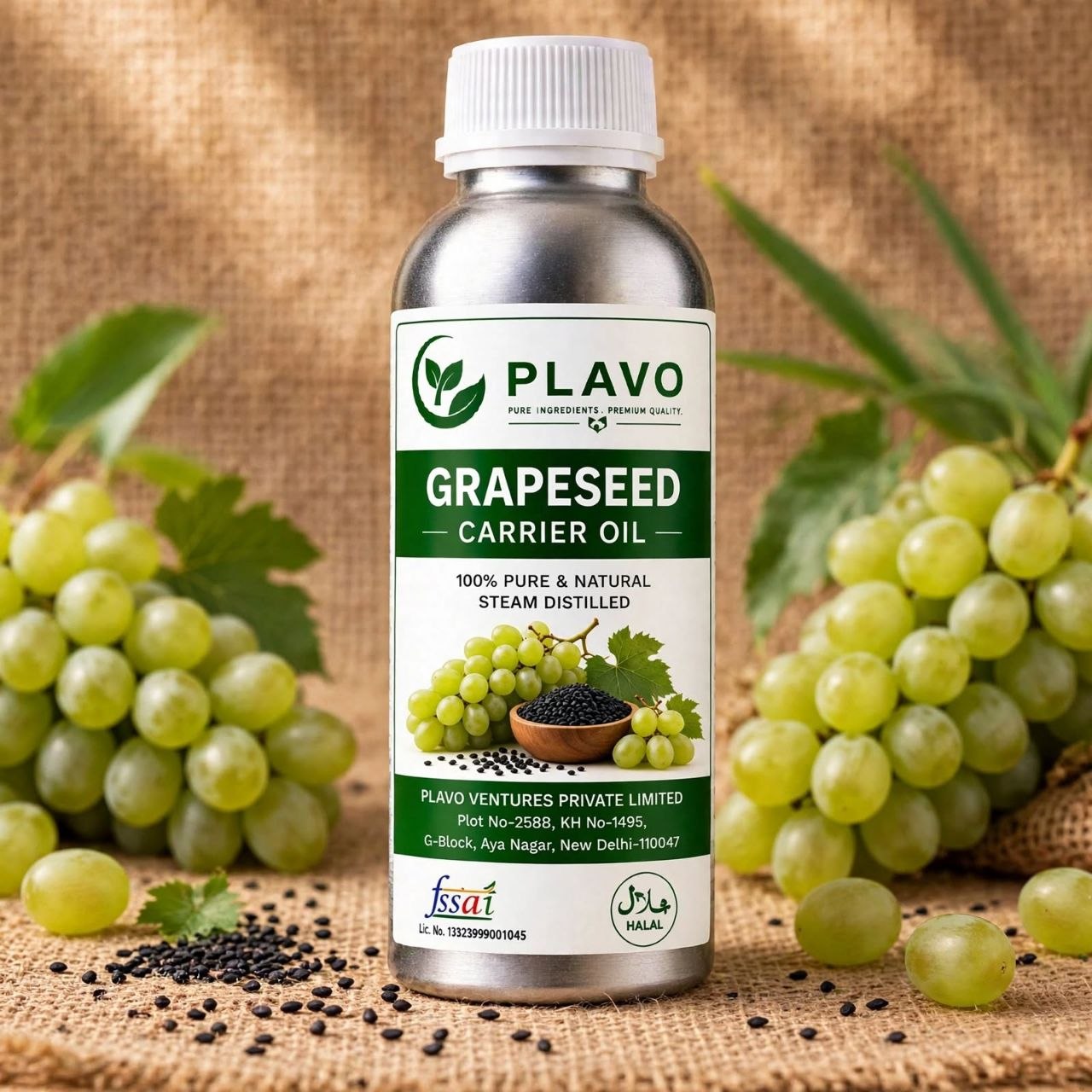 Grapeseed Carrier Oil (Green)
