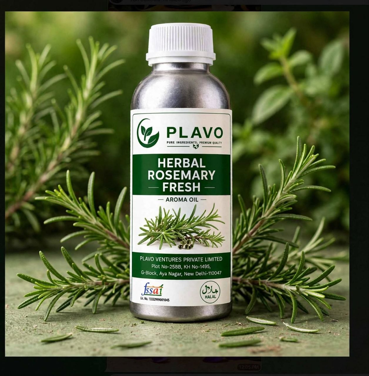 Herbal Rosemary Fresh Aroma Oil for Ultrasonic/ Electric/ Candle Burner Diffuser