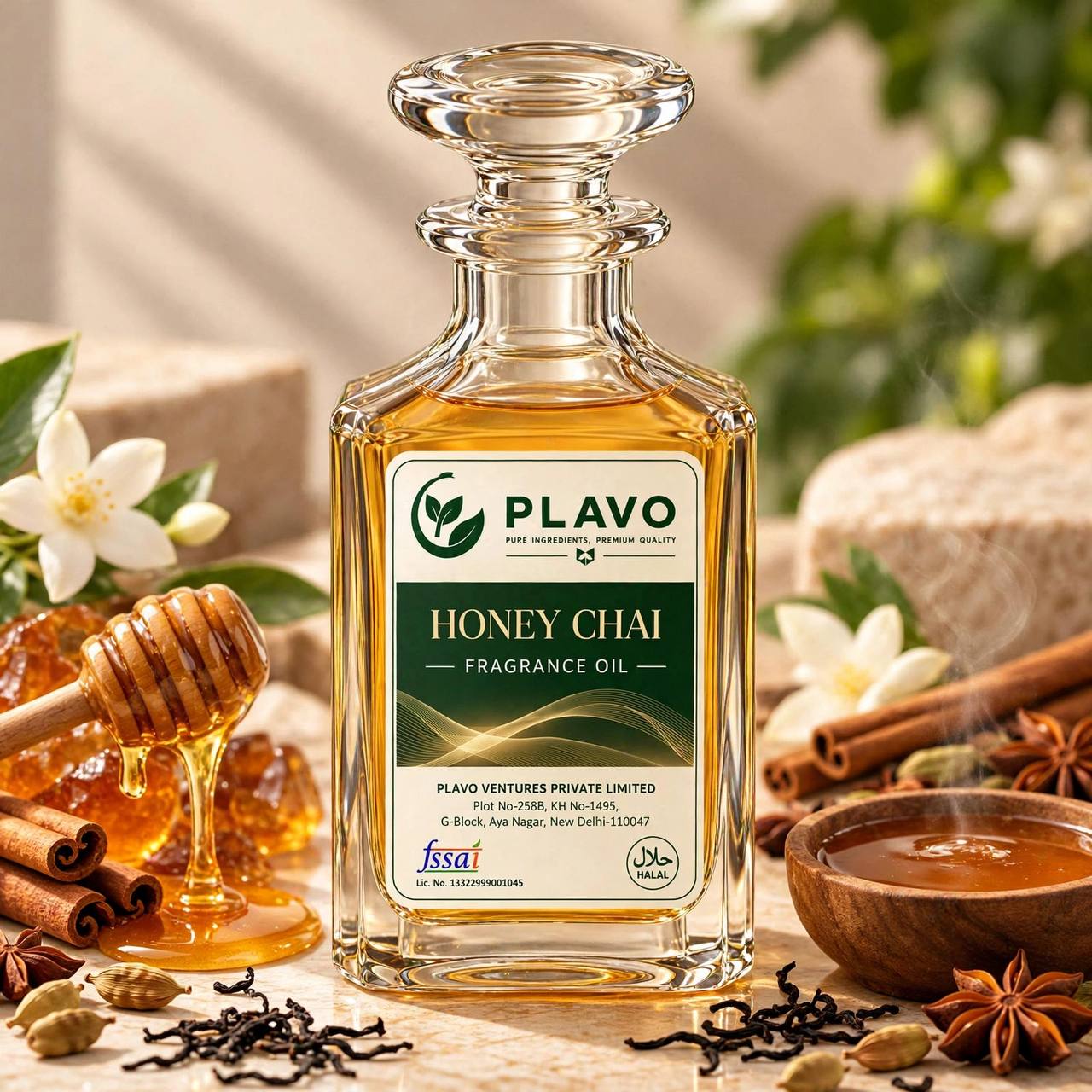 Honey Chai Fragrance Oil for Candle Making