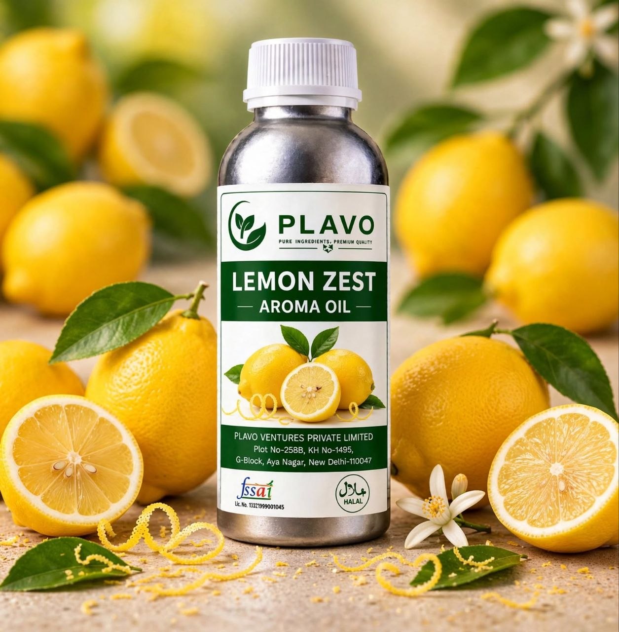 Lemon Zest Aroma Oil for HVAC / Nebulizer / Cold Air Diffuser