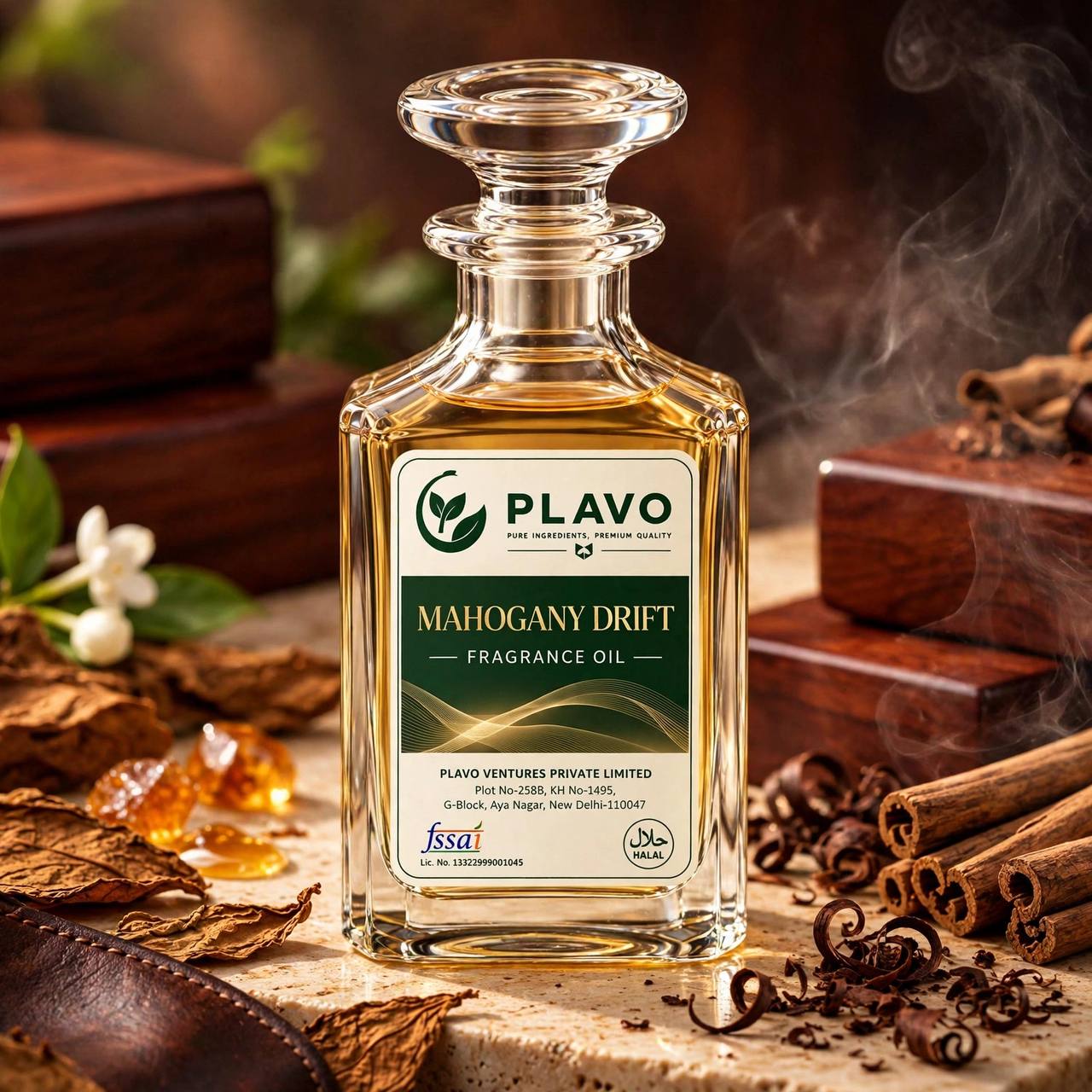Mahogany Drift Fragrance Oil for Candle Making