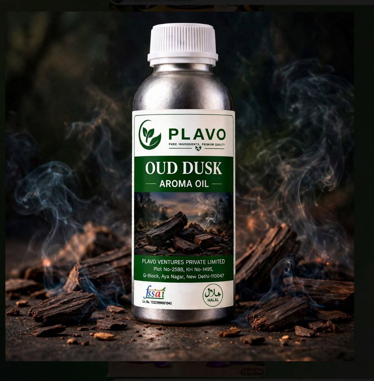 Oud Amber Dusk Aroma Oil for Reed Diffuser