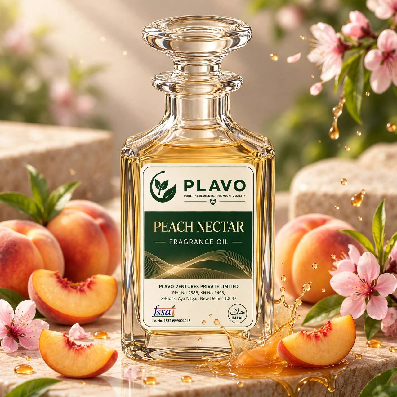Peach Nectar Fragrance Oil for Candle Making