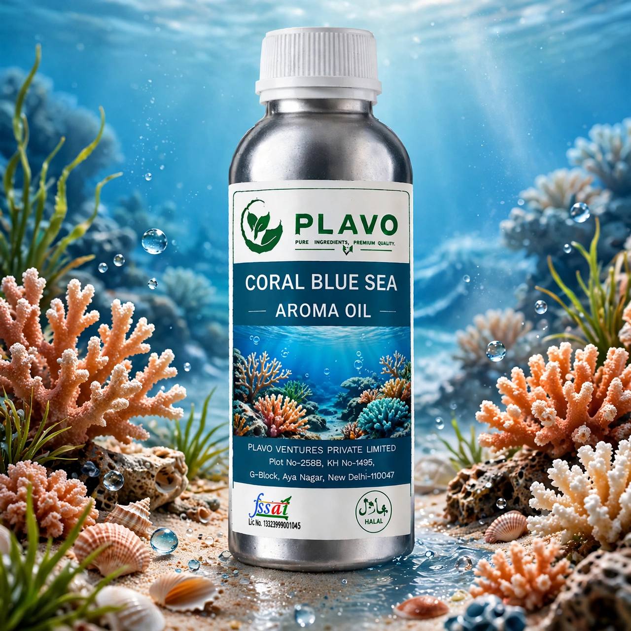 Coral Blue Sea Aroma Oil for Ultrasonic/ Electric/ Candle Burner Diffuser
