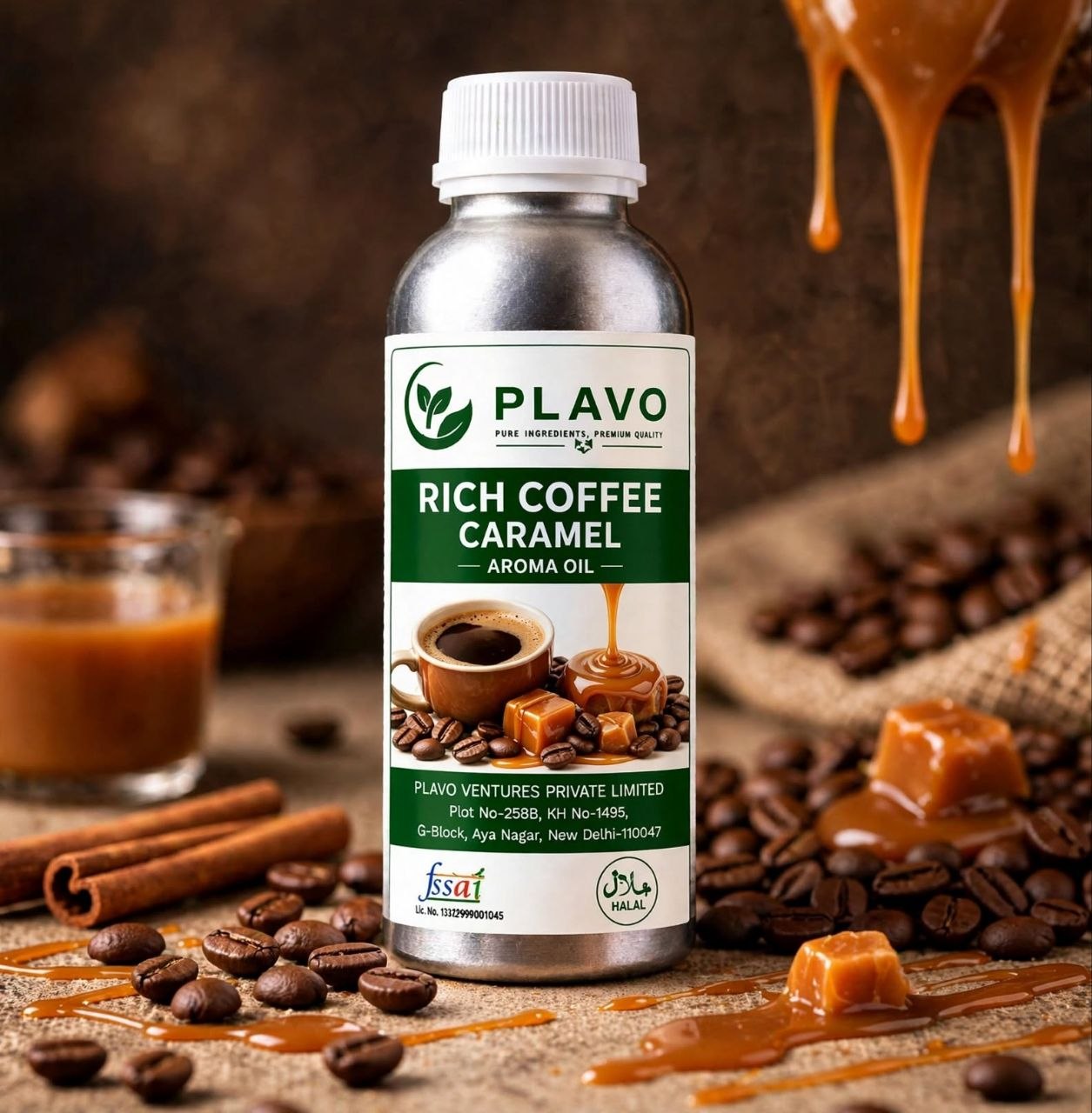 Rich Coffee Caramel Aroma Oil for Ultrasonic/ Electric/ Candle Burner Diffuser