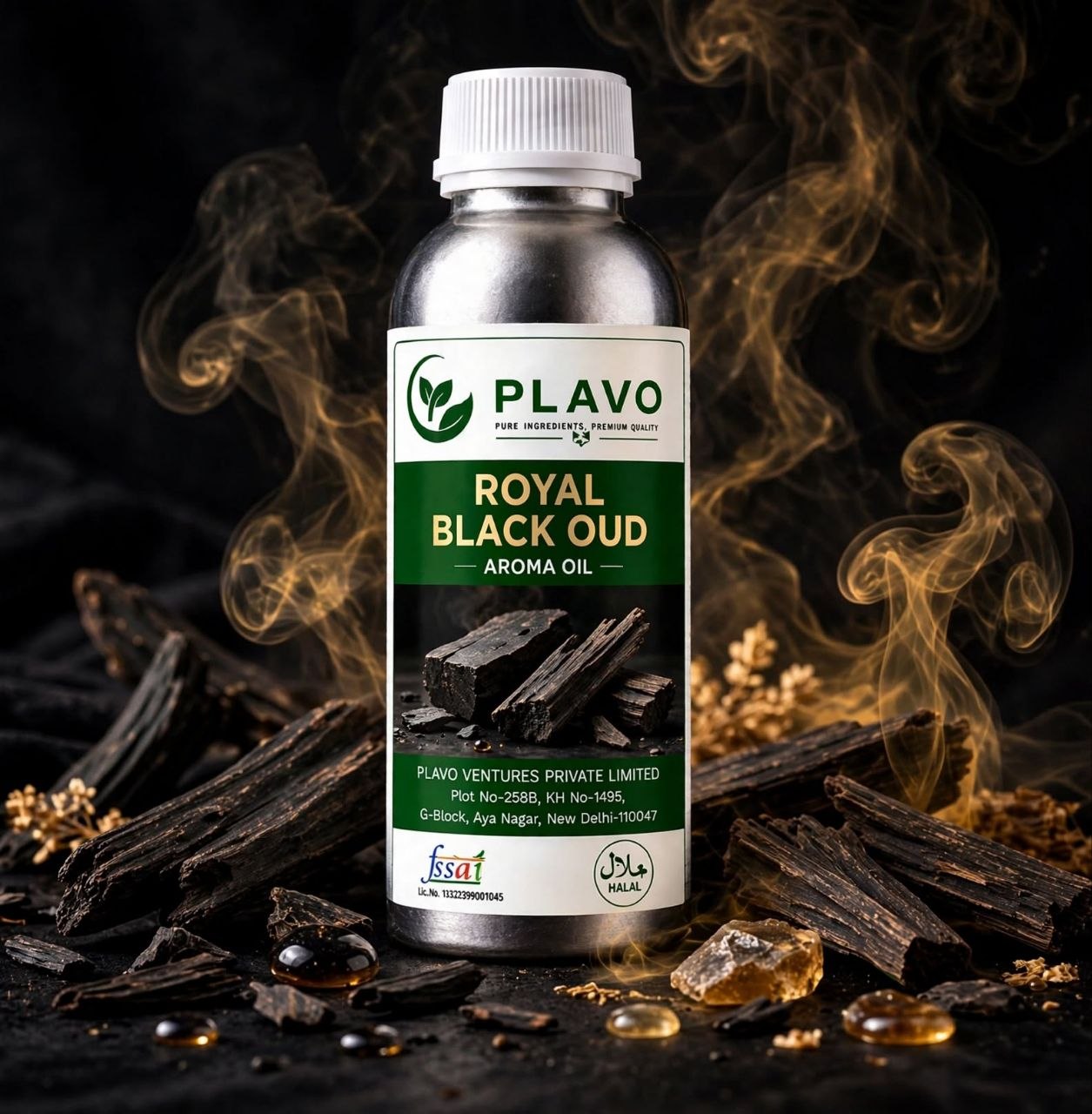 Royal Black Oud Aroma Oil for Ultrasonic/ Electric/ Candle Burner Diffuser
