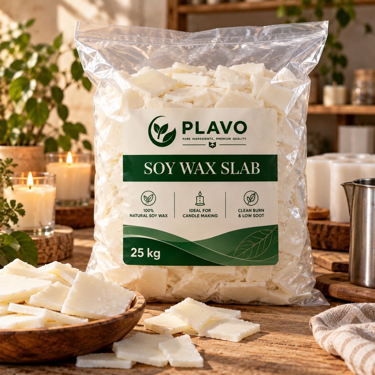 Soy Wax Slab
