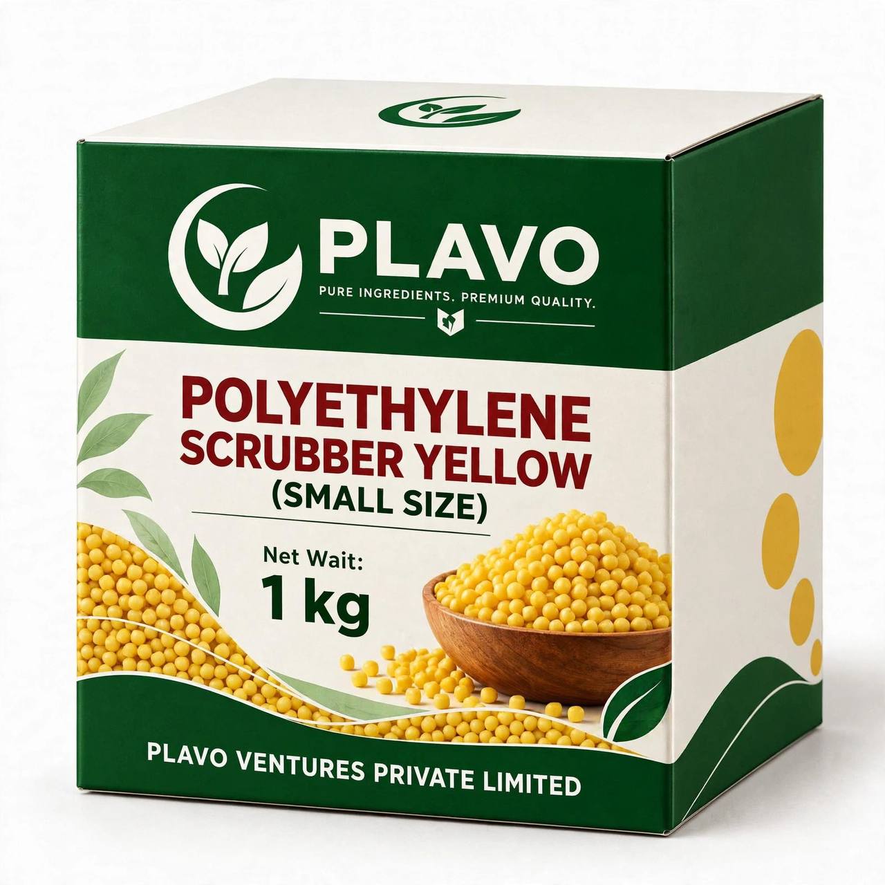 Polyethylene Scrubber Yellow (Small Size)