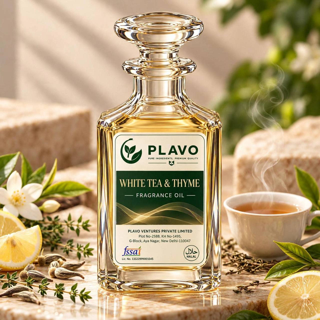 White Tea & Thyme Fragrance Oil for Candle Making